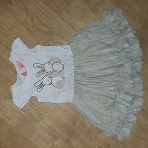 3t or 5t bunnies tutu dress